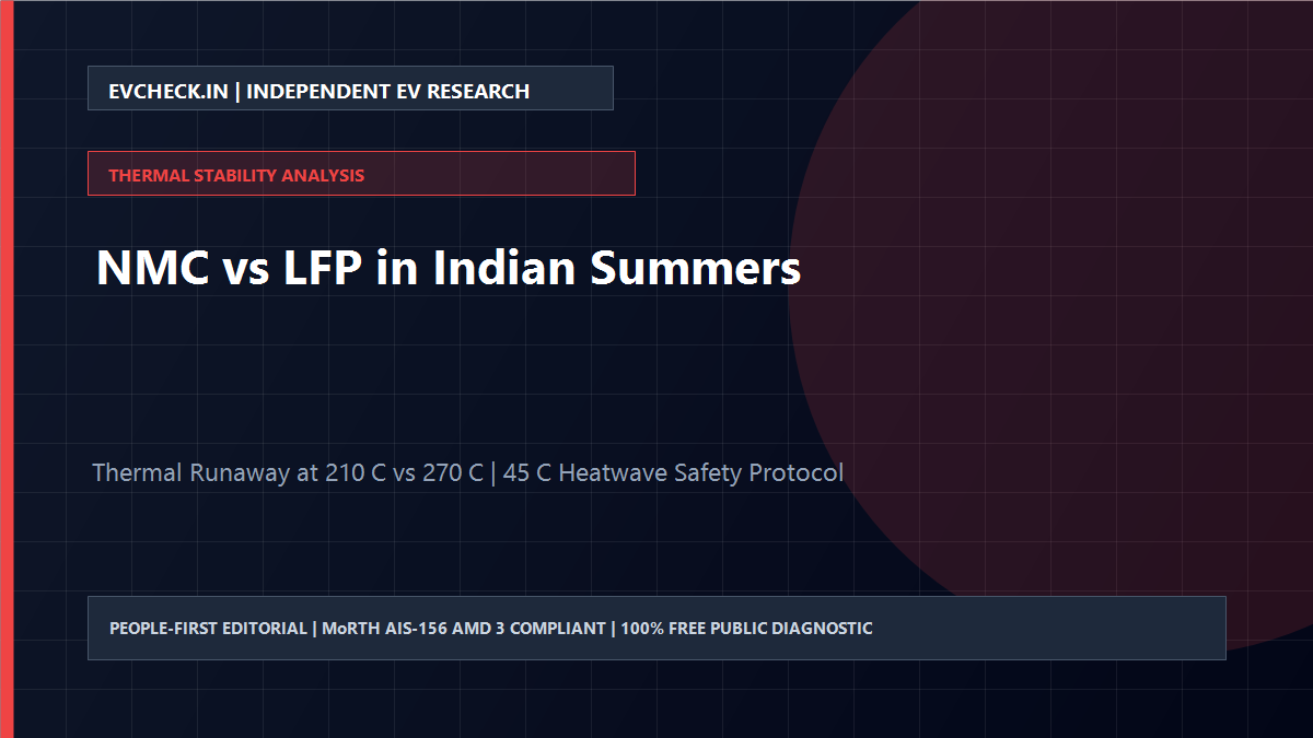 NMC vs LFP in Indian Summers: Which Battery is Safer in 45°C Heat?