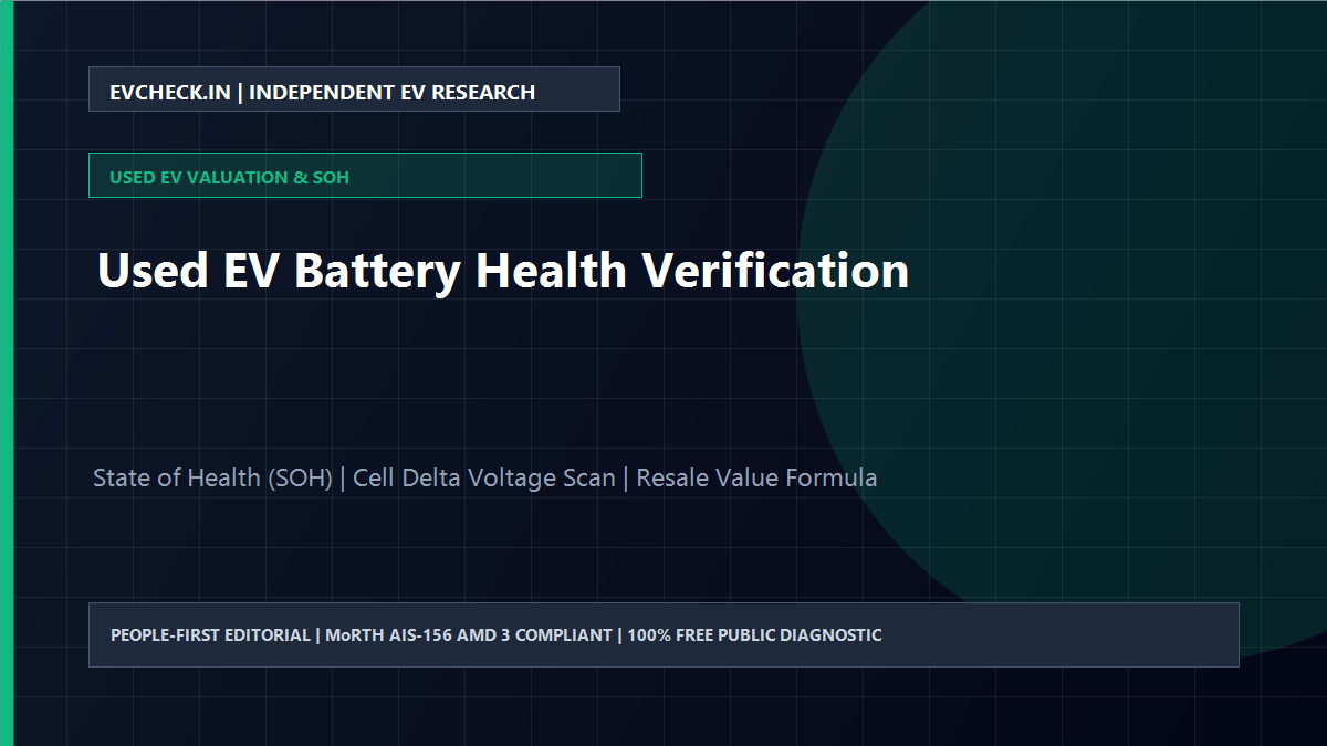 Used EV Buying Checklist: Inspect Battery & Avoid Scams