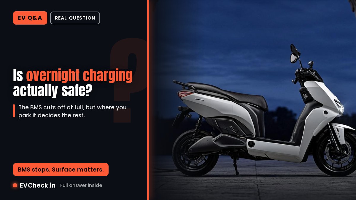 Is Overnight Charging Safe for EV Scooters? What the BMS Does After You Sleep